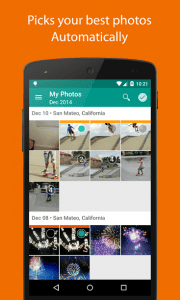 Lumific automatically sorts your best images 
