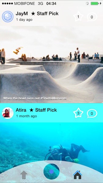 Shutta social network allows you to easily share and compare best frames