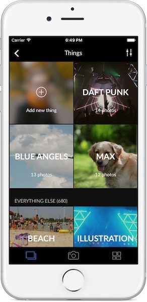 Users can teach the app to recognize customs items, like one's pet