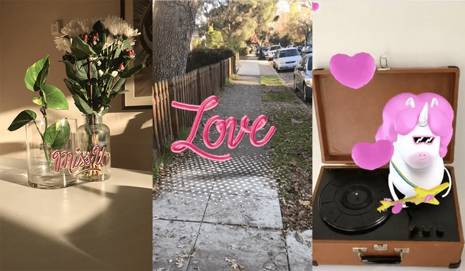 example of Facebook AR