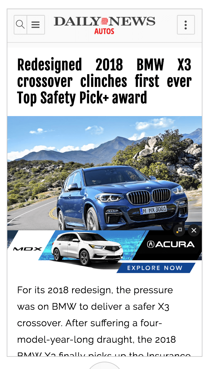 Example of in-image advertising. ©GumGum