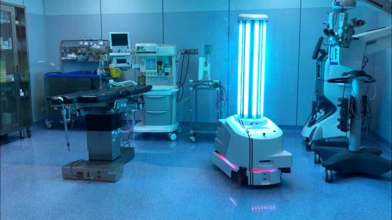 UVD Robots, a Denmark company that builds robotic based UV disinfection solutions 