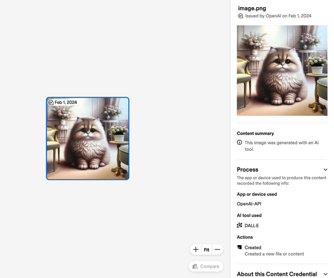 Cute digital cat sculpture emphasizing authenticity in the digital age.