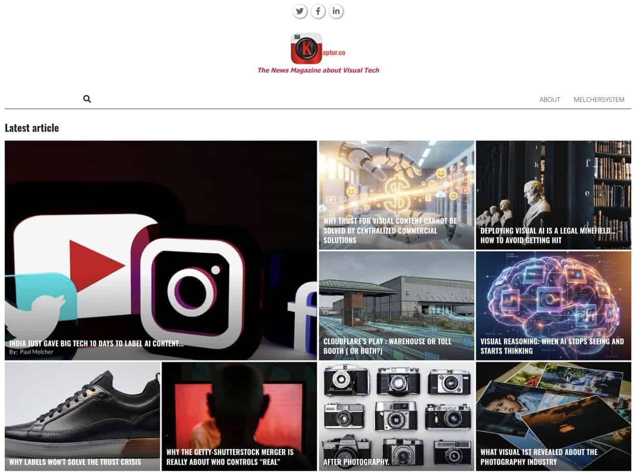 kaptur magazine home page